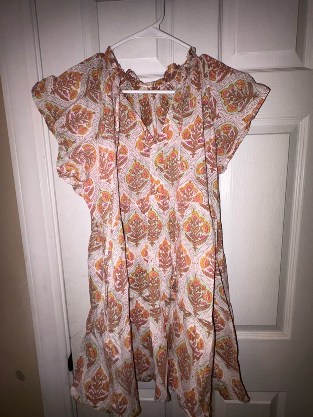 The Kemble Shop Palm Beach Boutique Floral Boho Ruffled Mini Dress